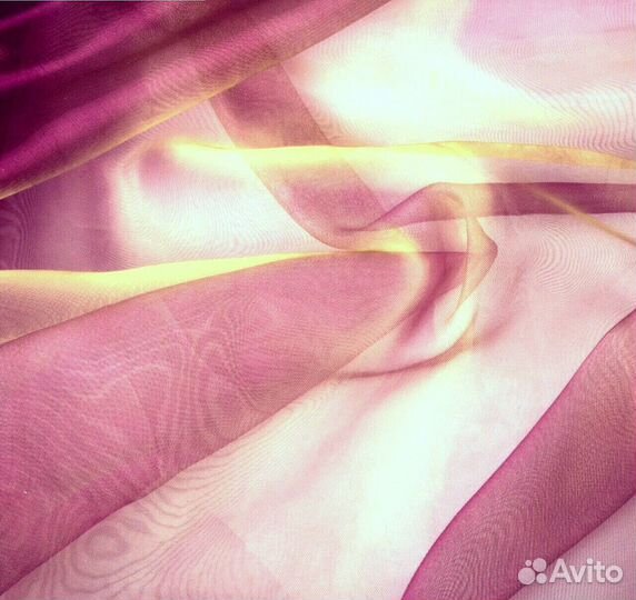 Продаю красивую бордово-жёлтую тюль