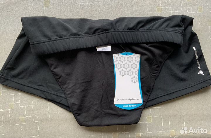 Мужские плавки aqua sphere hermès black, новые