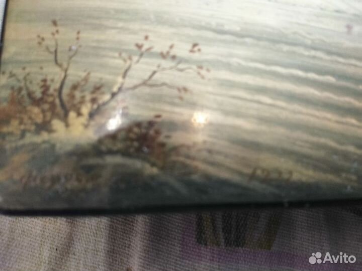 Шкатулка федоскино СССР