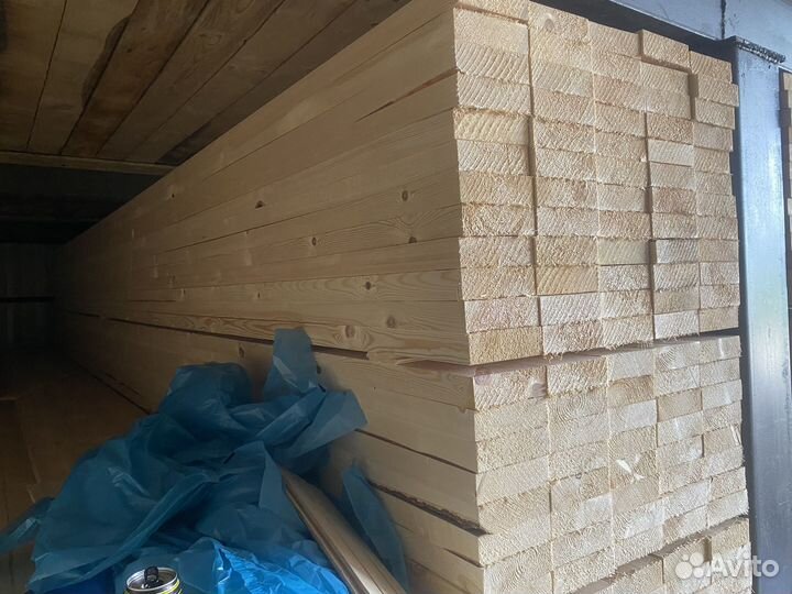 Доска сухая строганная 45х140 сосна