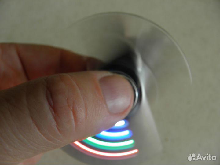 Зажигалка Usb с подсветкой спинер