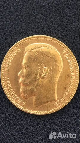 Золотая монета 37 рублей 50 копеек/100 франков