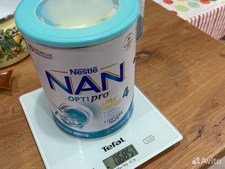 Смесь детская NAN optipro 4 800г (вскрыта)