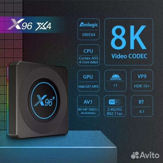 Тв Приставка X96X4