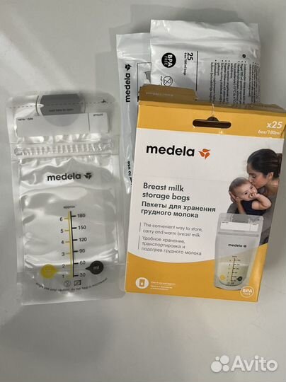 Пакеты для хранения грудного молока Medela