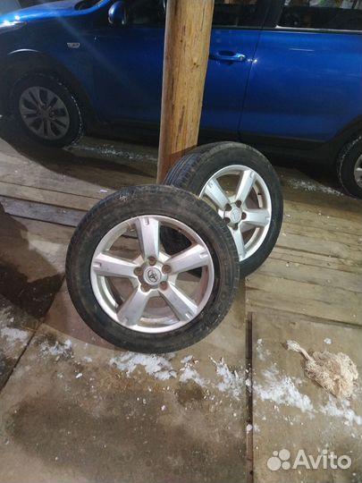 Литые диски r17 на toyota rav4 бу