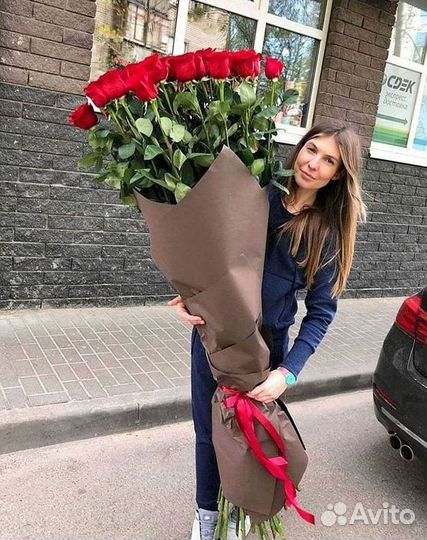 101 Роза Цветы Букеты 51 25 Роз Доставка