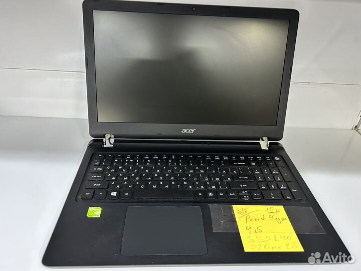 Универсал ноутбук acer 4 ядра 920mx 2 gb