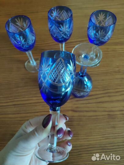 Бокалы фужеры рюмки СССР винтаж