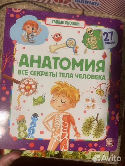 Развивающие книжки подарок азбука космос анатомия