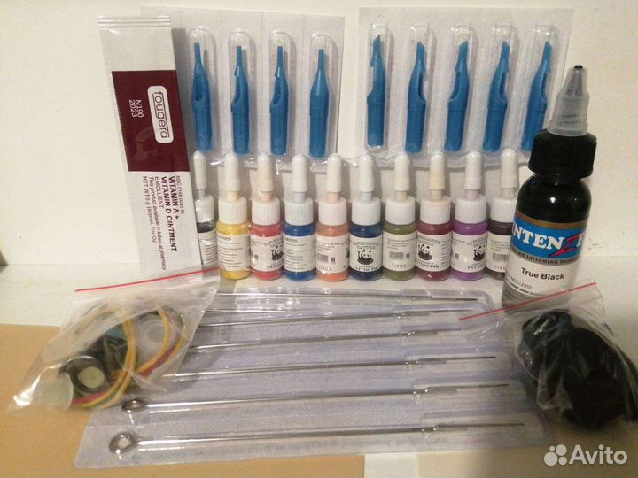 Большой набор для тату (татуировки)