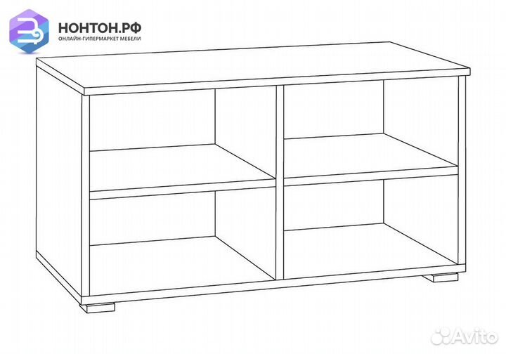 Тумба Остин 13.257 серый графит / дуб вотан