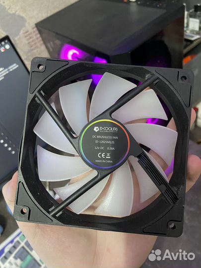 Кулер id cooling 120mm RGB 4pin