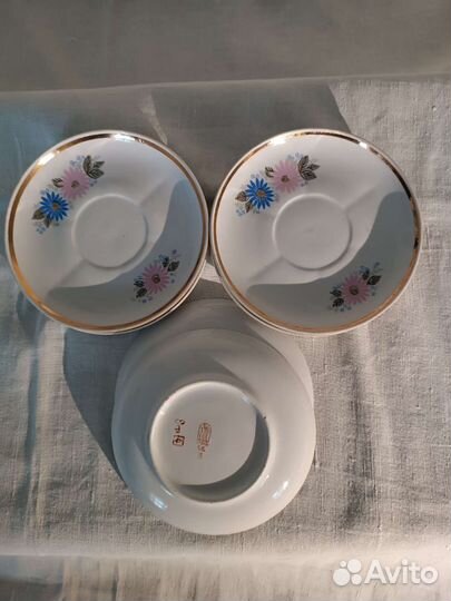 Фарфоровые блюдца СССР, розетки