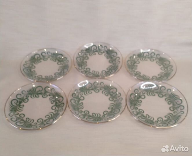 Тарелочки/блюдца стекло