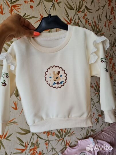 Кофточка для девочки 90-130