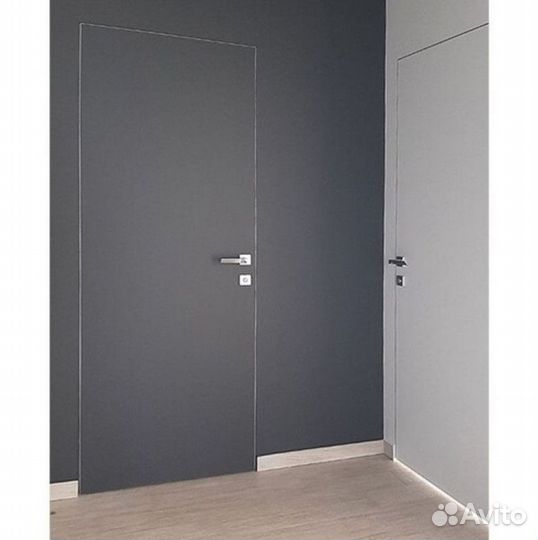 Скрытые двери под отделку