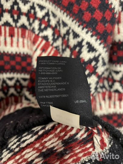 Tommy Hilfiger оригинал оверсайз свитер кардиган