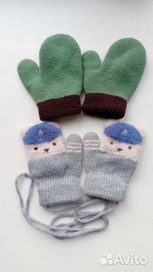 Варежки 2 пары