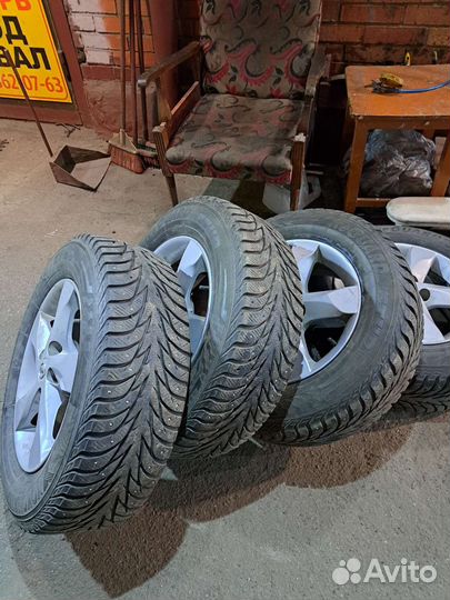 Зимний комплект оригинальных колес nissan qashqai