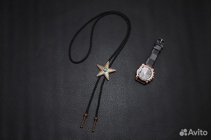 Мужской галстук боло