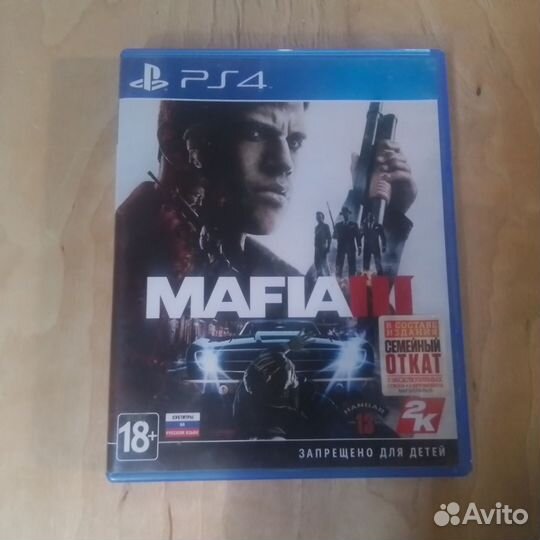 Мафия 3 ps4 в хорошем состоянии