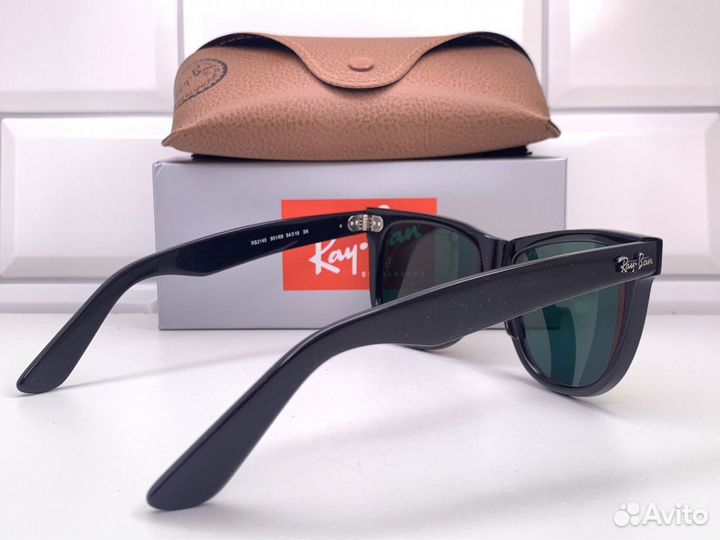 Очки Ray Ban Wayfarer 2140 Желтые Зеркальные 54мм