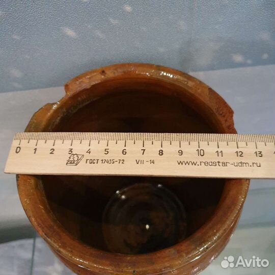 Глинянная крынка старинная