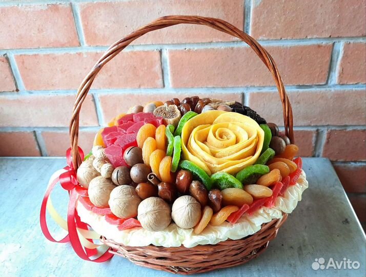 Съедобные букеты, букеты из сухофруктов и орехов