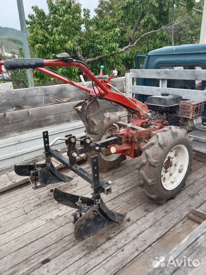 Выкапывание картофеля мотоблоком вспашка