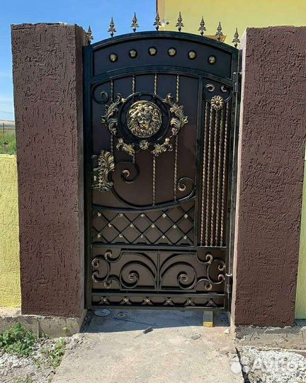 Ворота кованые откатные