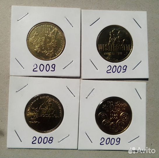 Юбилейные монеты 2 злотых Польша