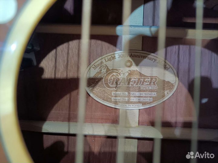 Гитара электроакустическая Crafter ML-Bubinga