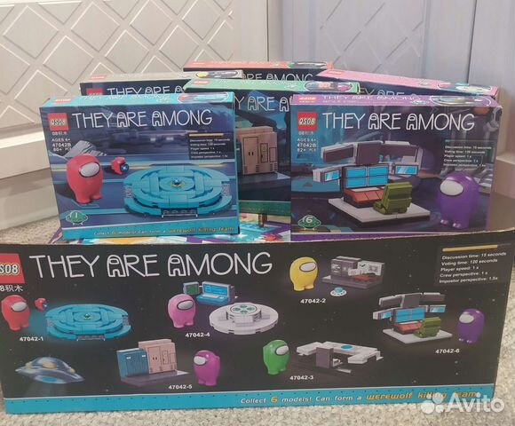 Конструктор лего амонг ас