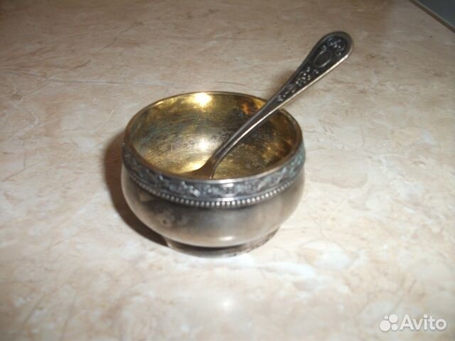 Солонка мельхиор СССР