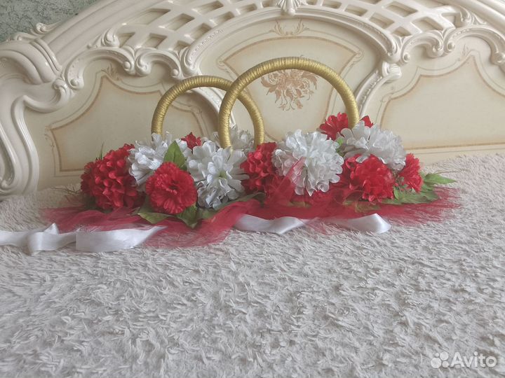 Кольца на свадебный авто