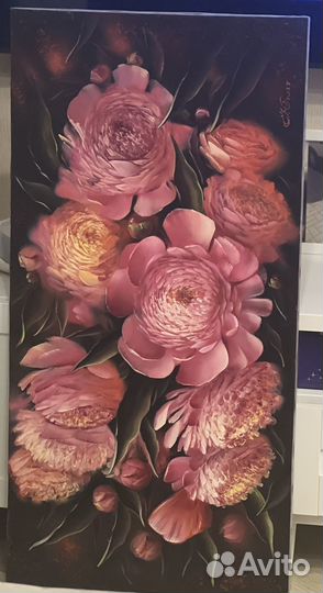 Картина маслом на холсте ручной работы