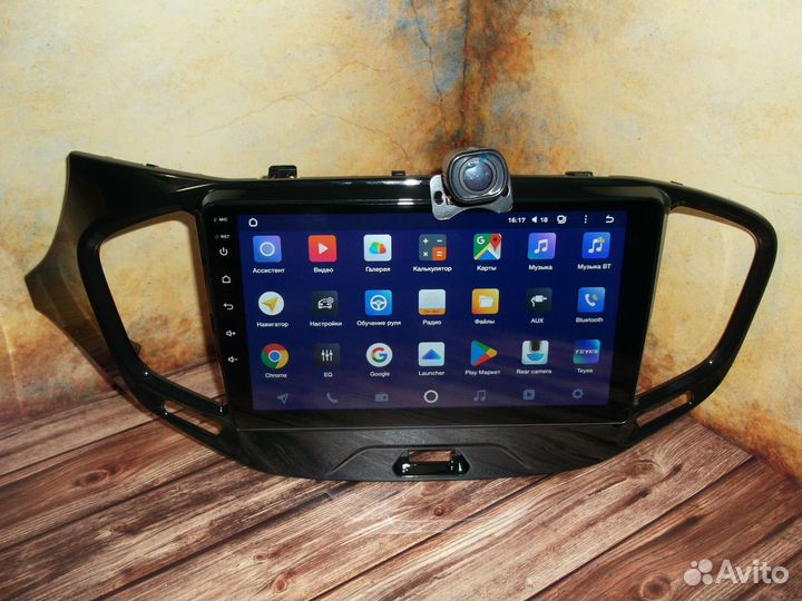 Магнитола на Лада Веста Android с задней камерой