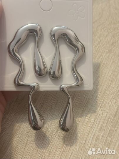 Серьги женские серебро