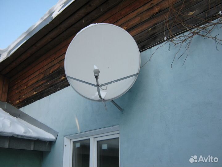 Спутниковая тарелка диаметр 100см сконвертором