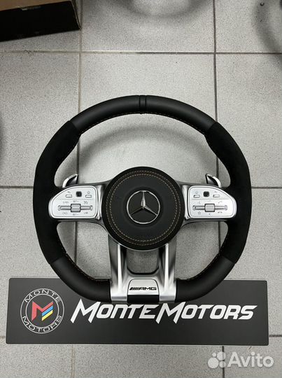 Руль оригинал Amg с подогревом mb w166 w464