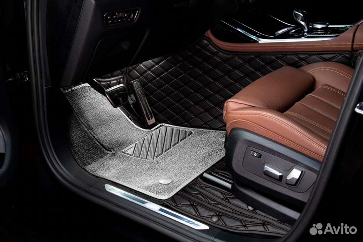 3D Коврики Skoda из Экокожи