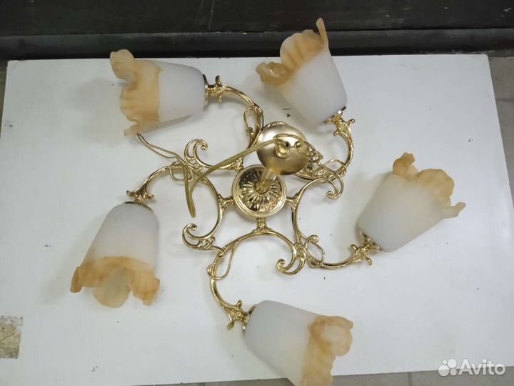 Люстра потолочная подвесная бу