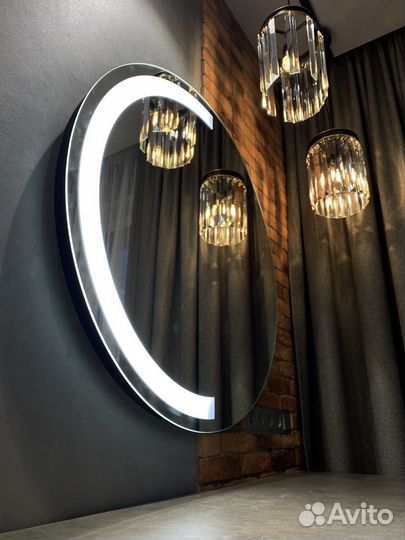 Изготовление зеркал под заказ, монтаж, замер