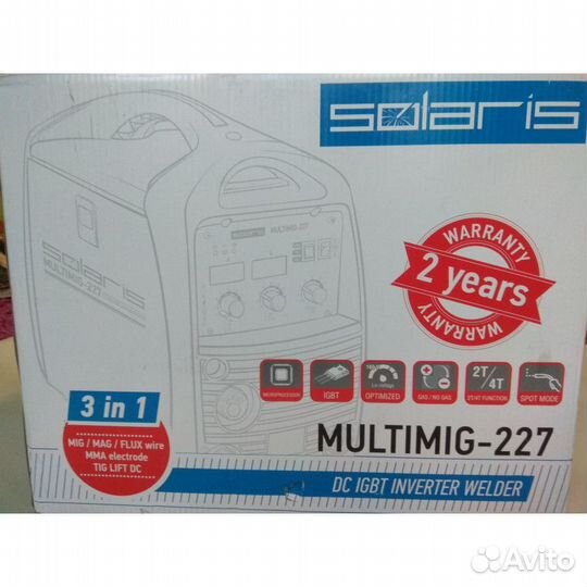 Сварочный полуавтомат solaris multimig-227