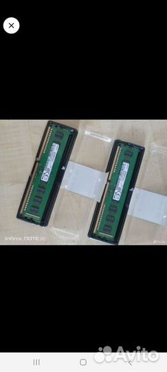 Оперативная память ddr3 4 gb samsung