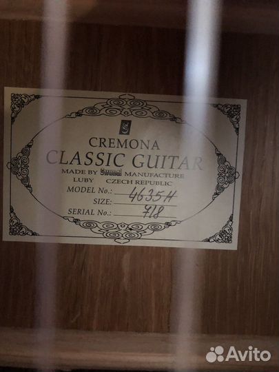 Акустическая гитара cremona