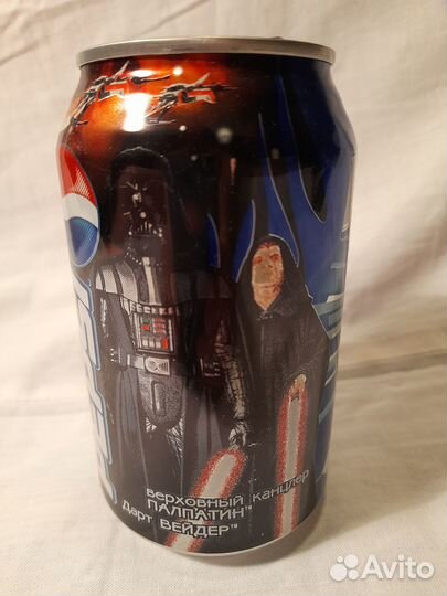 Сувенирная баночка Pepsi Star Wars Вейдер Палпатин