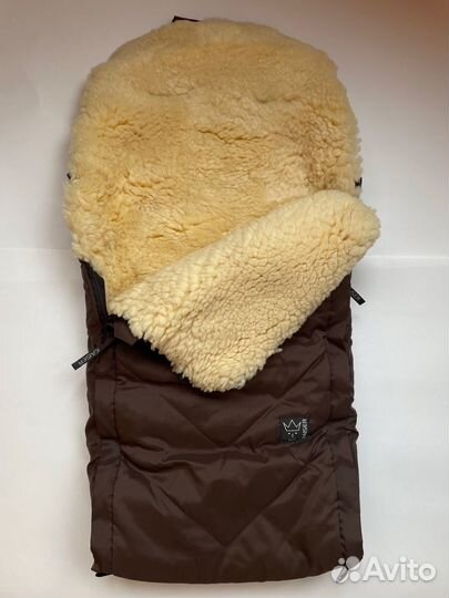 Меховой конверт в коляску kaiser