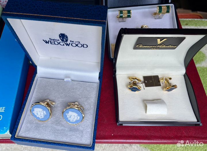 Винтажная японская и европа бижутерия, запонки